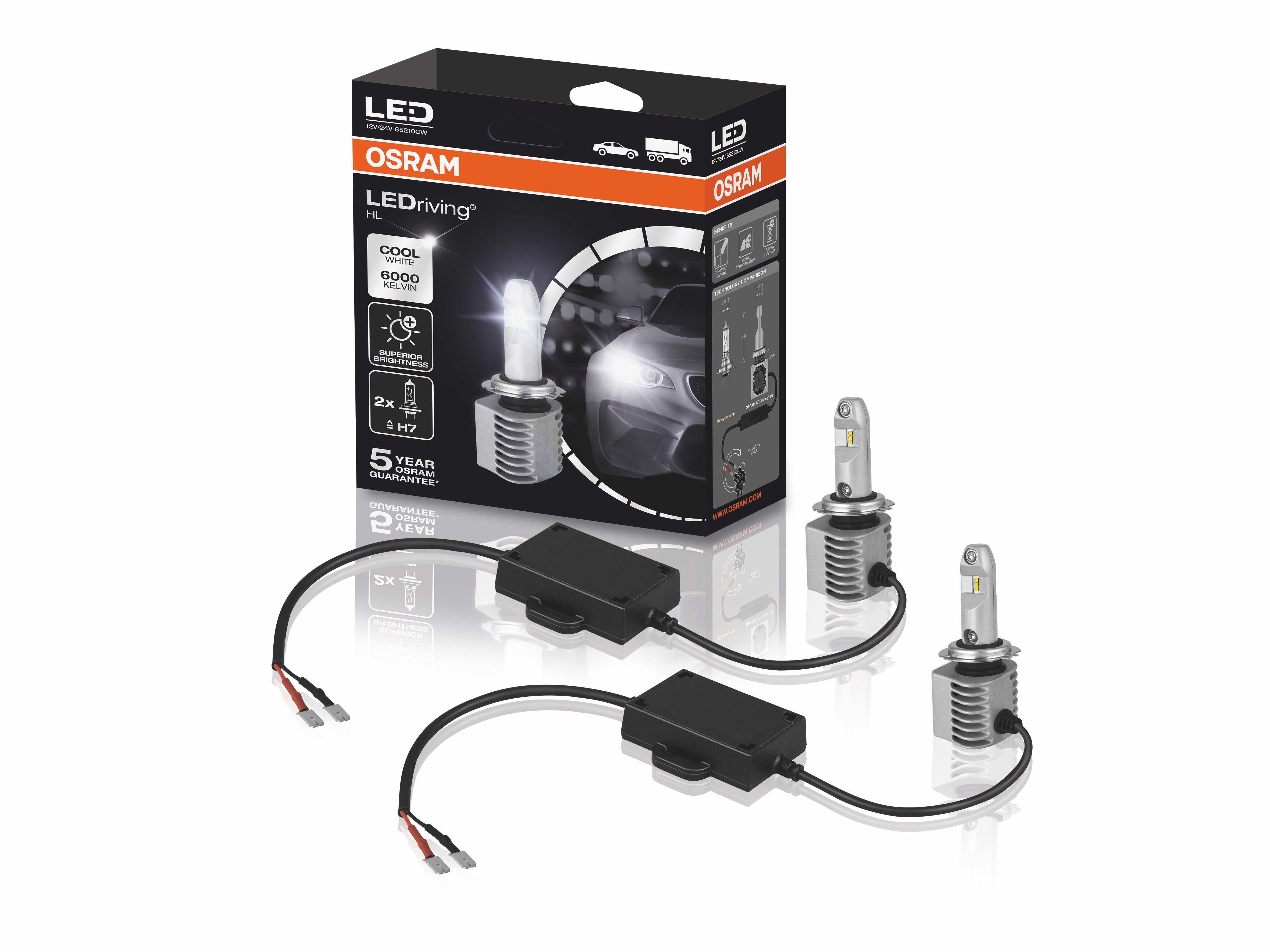 OSRAM LEDriving HL: передовые светодиодные технологии для головного освещения автомобилей