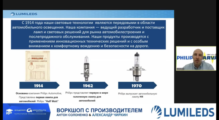Технический вебинар от компании PHILIPS Технический вебинар от компании PHILIPS