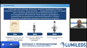  Технический вебинар от компании PHILIPS 