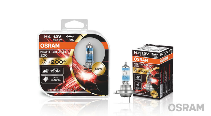 Новые галогенные лампы OSRAM Night Breaker 200