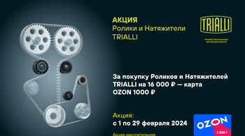 Три акции TRIALLI февраль